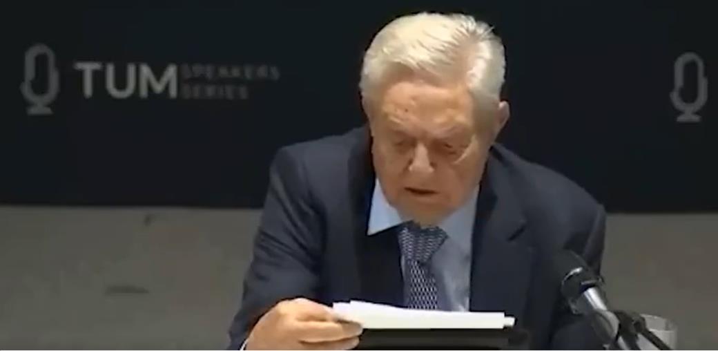 Did Satan…er…SOROS just have a stroke on live Television at the WEF?