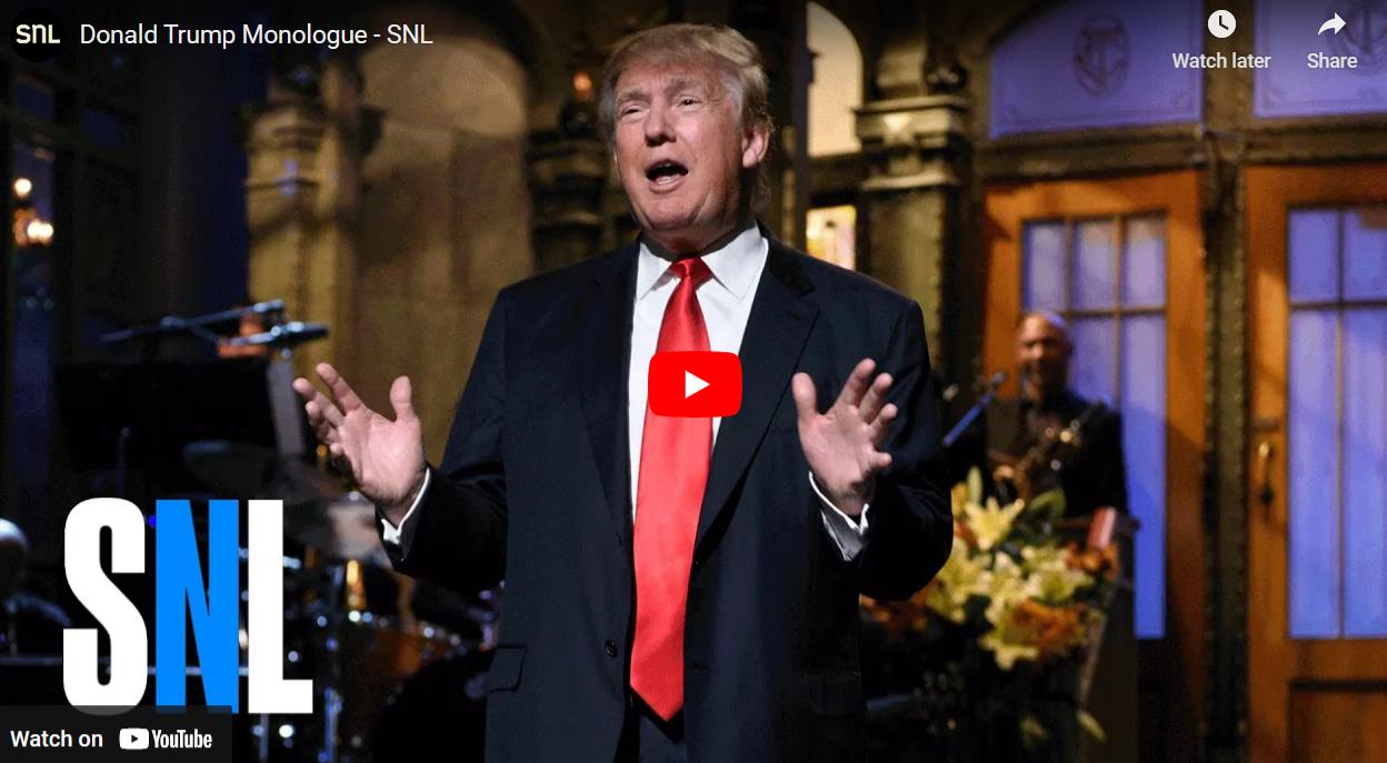 Throwback: When Post Election Trump Hosted SNL